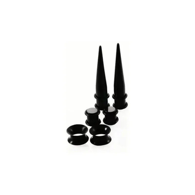 50 Piezas Expansor De Túnel De Oídos Tapones De Orejas