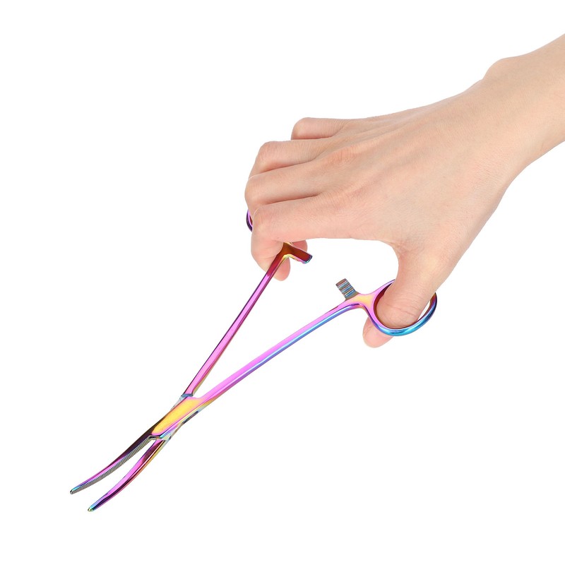 18cm Elbow Pet Pull Ear Hair Hemostat Plucking Pliers Cleaning