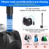 Plastic Fountain Nozzle 1/2, Fountain Head for Garden, Ponds, Tabletop