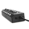 TEHAUX Port USB Hub with Off High Adapter High Speed
