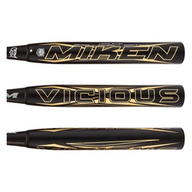 Miken Vicious 13" Maxload Dual Stamp Slow Pitch Softball Bat: MPAV 34" 28 oz.