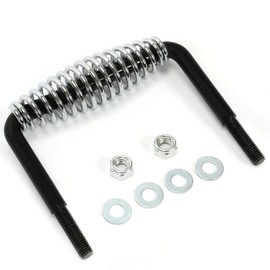 Kojem Spring Handle with Mounting Bracket 5" Compatible with BBQ Grill Wood Furnace Stove Smoker