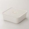 MUJI MDC12A8S Polypropylene Storage Container Lunch Box with Valve, White,