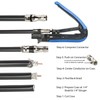MOOKEERF 10 Pack F Type Connectors, RG11 Coax Cable Compression
