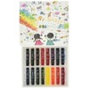 Kokuyo KE-AC28 Transparent Crayons, 16 Colors