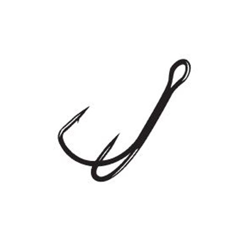 Gamakatsu Extra Wide Gap Frog Hook-3 Per Pack (Black, 3/0)