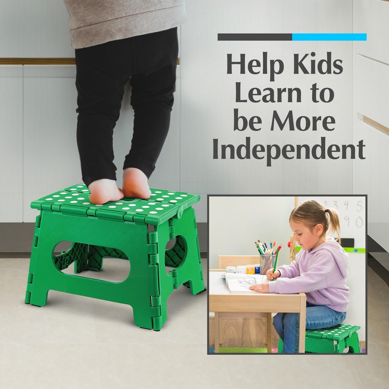 Handy Laundry Folding Lightweight Step Stool - Sturdy Enough to