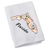 Florida Icons Dish Towel Relocation Gift Florida Housewarming Kitchen Towel