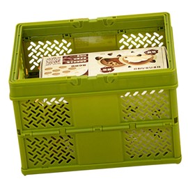 SUPVOX Stackable Pantry Storage Basket Folding Storage Basket Household Storage Bin Portable Picnic Basket Plastic Storage Basket