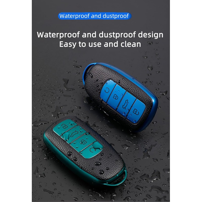 ontto Car Key Fob Cover Keyring fit for Chery Jaecoo