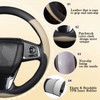 OHHMNKK XL Size 16.5-17 Inch Steering Wheel Cover for Car,