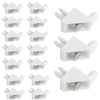 30 PCS Shelf Support Pegs, White Shelf Support Pins Match,