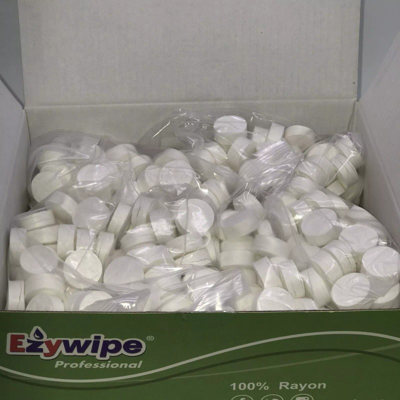 EZYWIPE HEAVY DUTY ALL-PURPOSE WIPES 100% RAYON ANTI-BACTERIAL Expanding Towels