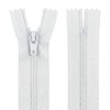 18" (45.7cm) White Zip - Closed-End - Dressmaking, Sewing &