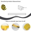 Wall Corner Protector 196.9in (5m), Heavy Duty Yellow & Black