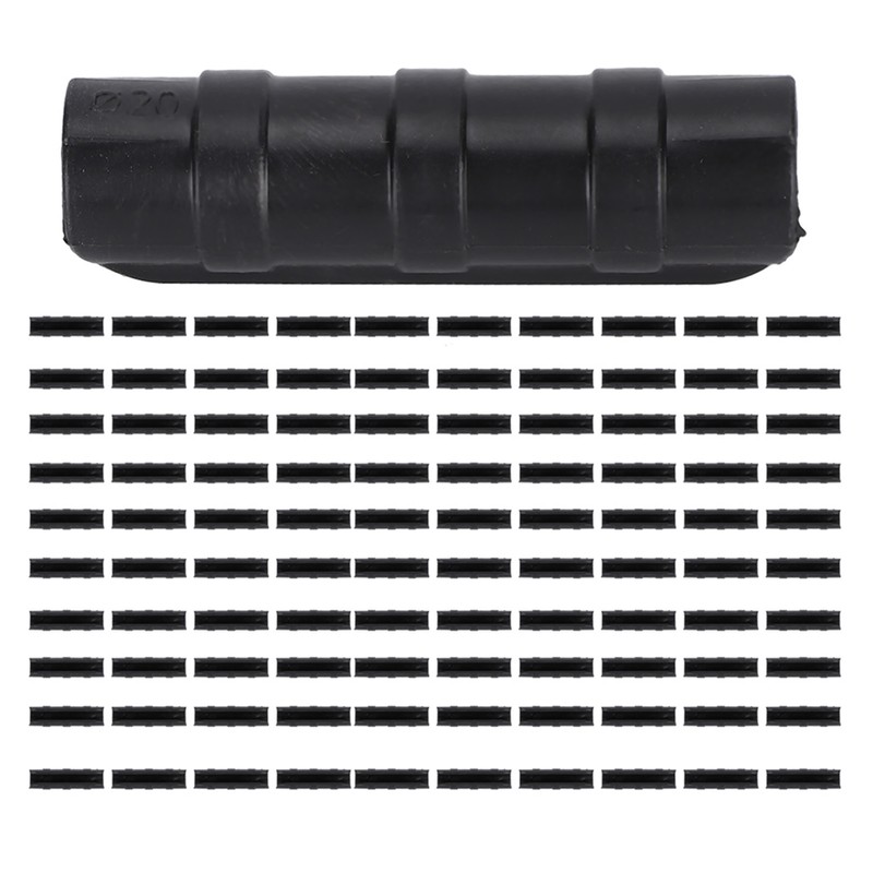 100pcs Greenhouse Frame Pipe Clip Clamp Garden Film Sunshade Net