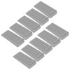 10pcs Door Stoppers Overlapping Grey Elastic Thick Noise Elimination TPR
