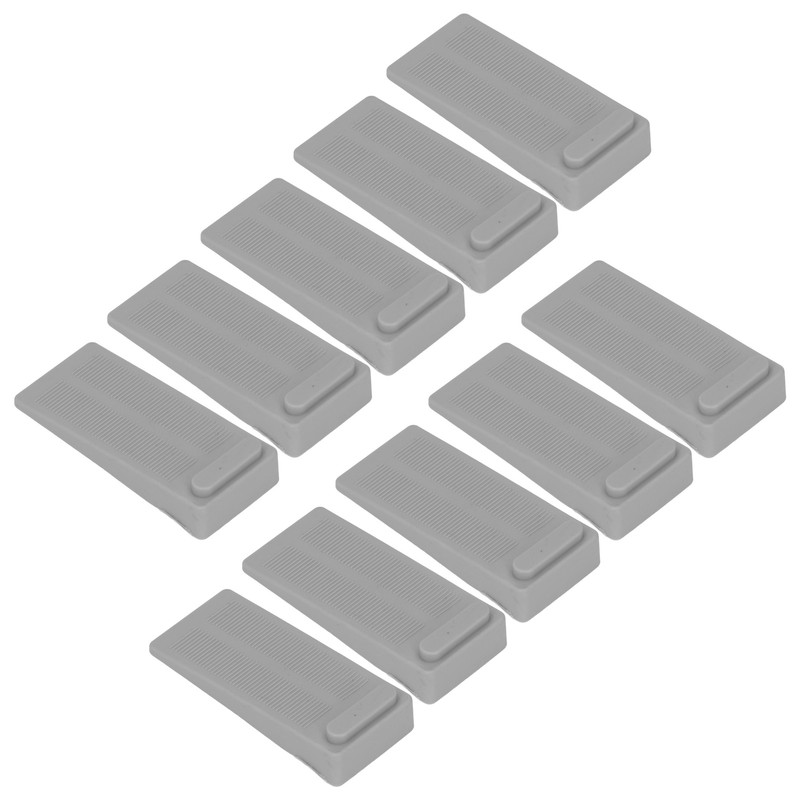 10pcs Door Stoppers Overlapping Grey Elastic Thick Noise Elimination TPR