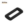 sourcing map 30Pcs Plastic Rectangle Ring, 1 Inch Webbing Belt