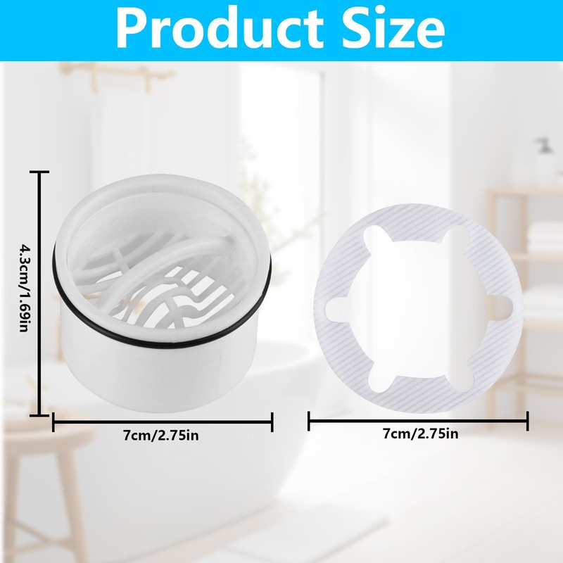 Drain Strainer Shower Hair Catcher, Hair Strainer Shower Immersion Pipe