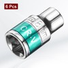 HARFINGTON 6pcs 1/2" Drive 6 Points Socket 8mm Metric Shallow