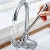 Potato Masher Stainless Steel, Garlic Press, Kitchen Food Mashr for