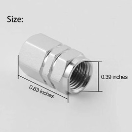 Tire Stem Valve Caps Wheel Aluminum Valve Covers Car Dustproof Tire Cap，10 Pack