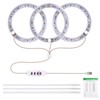 Grow Lights for Indoor Plants 3 Heads 4.8W 50.48lm 30+30LED