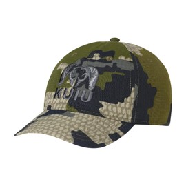 KUIU - Gorro de camionero para niños pequeños, camuflaje y colores sólidos, frente Cordura, malla transpirable, gorra ajustable, Verde, Talla única