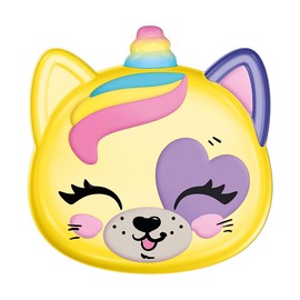 Clementoni 18819 Crazy Chic - Lovely Eyeshadow: Tiger - Eyeshadow Makeup Safe and Hypoallergenic Cosmetic Set for Girls 6 Years, Easy to Wash with Water, Multi-Colour