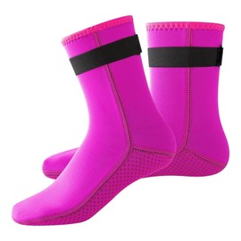 MOVOYEE Neoprene Socks Women Water Socks for Kids,Antislip Sand Volleyball Socks Youth Beach Socks Soccer,Dive Socks 3mm Fin Snorkeling Swimming Surfing Kayaking Diving Boots Sports Wetsuit Booties L