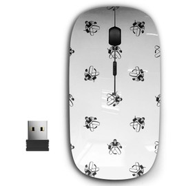 KAWAMOUSE 2.4G Ergonomic Portable USB Wireless Mouse for PC, Laptop, Computer, Notebook with Nano Receiver (Hockey Goalkeeper)