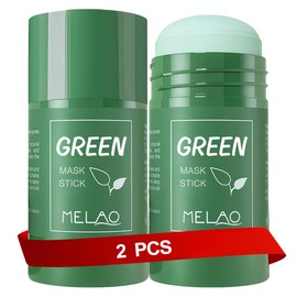 Green Tea Mask Stick Blackhead Remover 2-PACKS, Green Tea Deep Cleanse Mask Stick, Black Head Remover for Face Mask, Natural Extract for Oil Control, and Deep Cleansing Facial Mask for All Skin Types