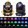 WARRENAU 7X50W LED Beam Wash Zoom Moving Head 4in1 Bee-eye