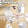 kathson Rabbit Gravity Auto Feeder Set 35oz Hanging Automatic Food