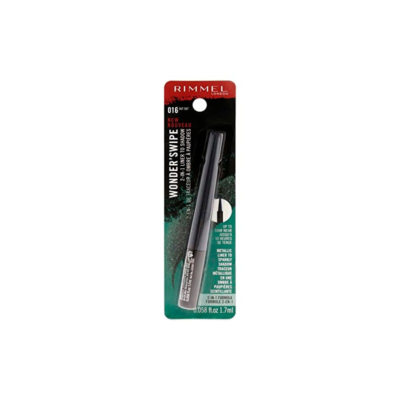Rimmel Wonder Swipe 2-in-1 Liner To Shadow, Out Out, 0.058