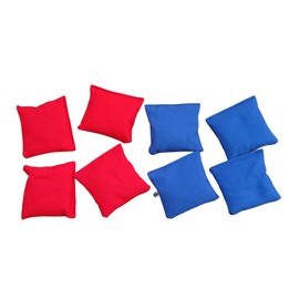 4" Mini Cornhole Bags Blue and Red Whole Corn Mini Toss Bags Children Size