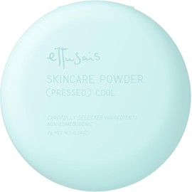 ettusais Skincare Pressed Powder Cool – 7g Face Powder for Pore Coverage & Midday Touch-Ups