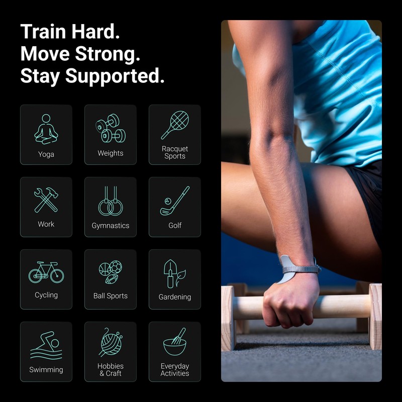Wristable® Wrist Brace - Versatile Wrist Support Ideal for Pain