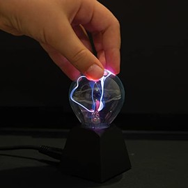 Funtime Gifts Mini Plasma Ball Desktop Plasma Light Black One Size Black One Size