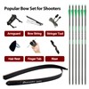 Deerseeker Archery 60" Recurve Bow Set with Arrows Traditional Bow