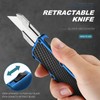 Utility Knife Retractable Box Cutter, Razor Knife EDC Pocket Knife