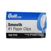 Quill Standard Smooth Finish #1 Trombones Paper Clips 100/Box 1