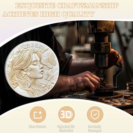 Beautiful Life Sobriety Coin, Confident Woman NA AA Medal - Clean AA Chip and Medallion, Celebrate Addiction Recovery Anniversary Token, Elegant Sobriety Gifts for Women