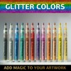 Art Owl Acrylic Glitter Paint Marker Pens, Medium Pens for
