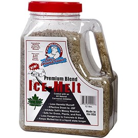 Bare Ground BGSJ-12 Premium Coated Granular Ice Melt in Shaker Jug, 12 lbs