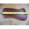 Cross Draw Buffalo leather knife sheath Golden Brown. fits a