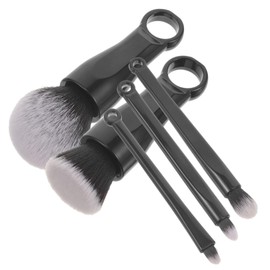 WOONEKY 5pcs Portable Makeup Brush Foundation Blush for Seamless Blending Travel Friendly Cosmetics Brushes for Professional Soft Bristles