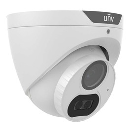 2MP ColorHunter HD TVI IR Fixed Turret Analog Camera 2.8mm Wide Lens, 12V DC Inputs, Full Color