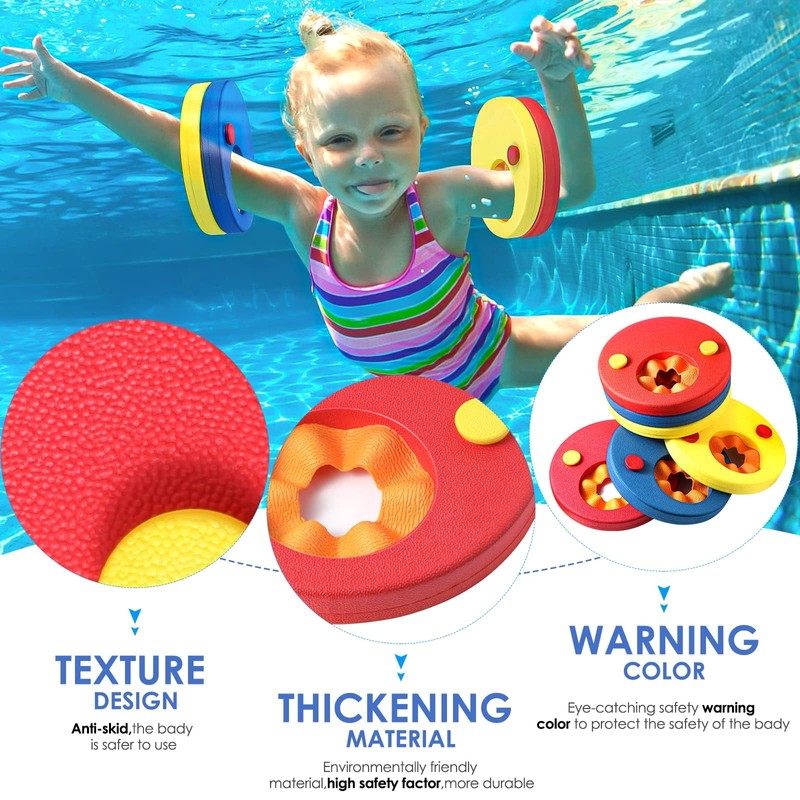 HOTENEAIRE Swimming float discs EVA Foam Swim Arm Band Float